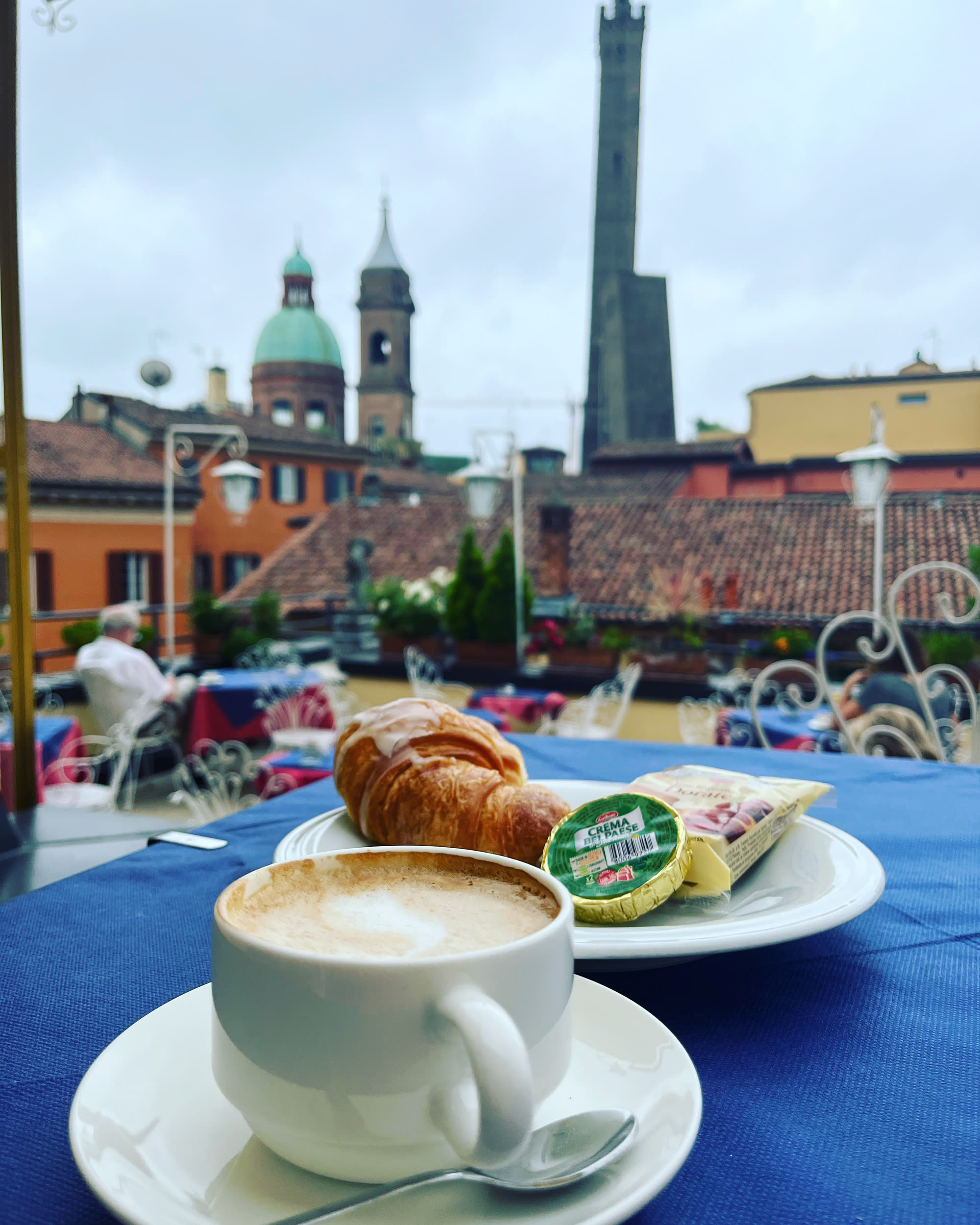 Italian breakfast in Bologna